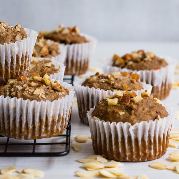 Desayunos saludables: muffins de avena