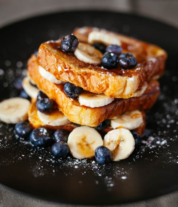 Desayunos saludables: tostadas francesas