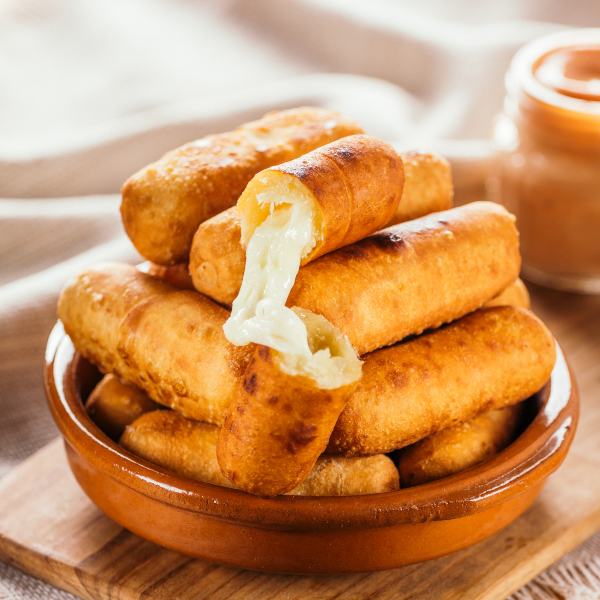 Deditos de queso en pocos minutos