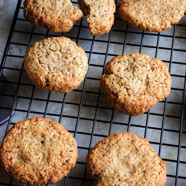 Comida saludable para niños: galletas de avena.