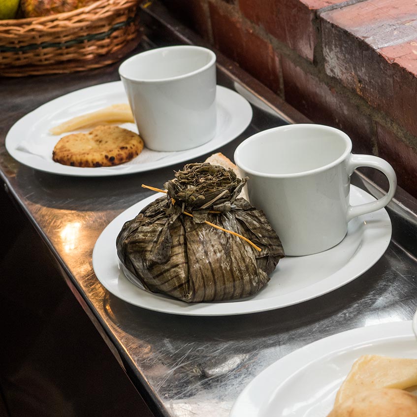 Desayunos colombianos: Tamal