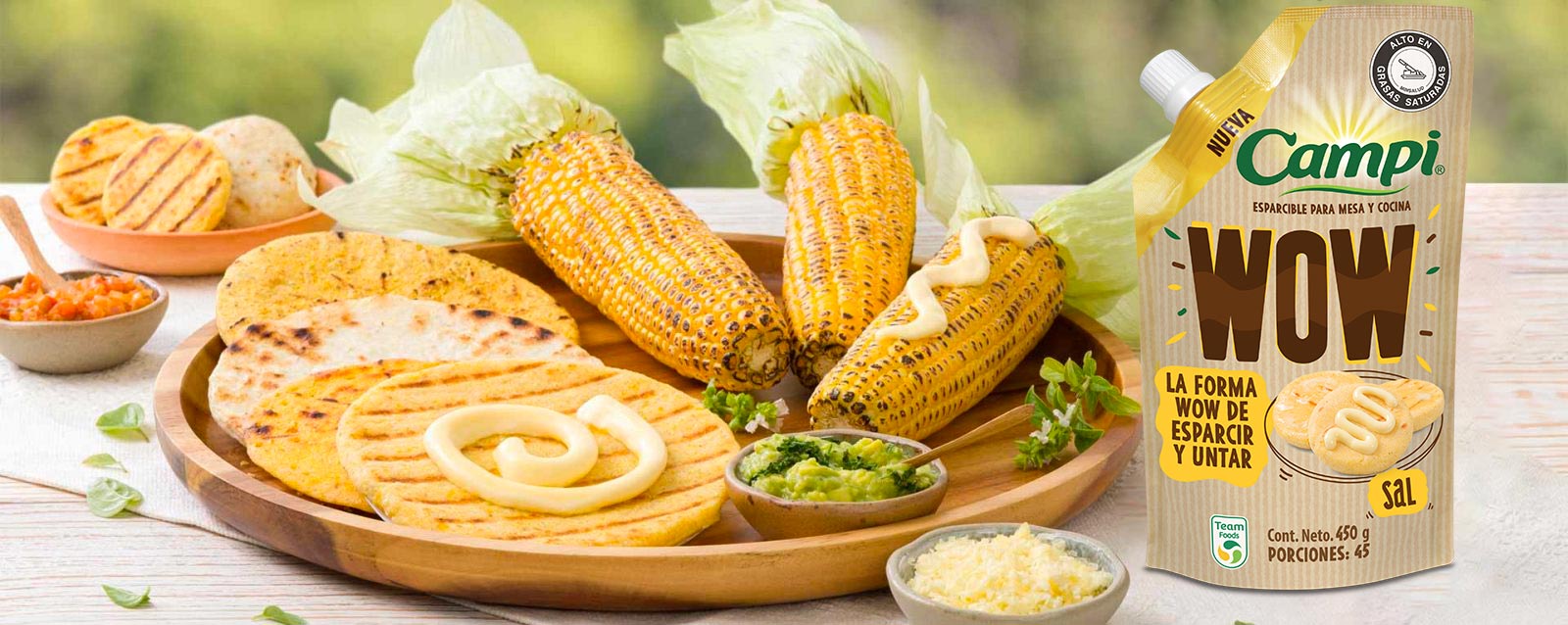 Acompaña tus preparaciones y platos típicos con Campi® WOW.