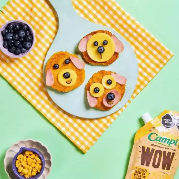 Arepitas de chócolo con Campi®